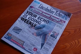 Lincolnshire Echo going weekly